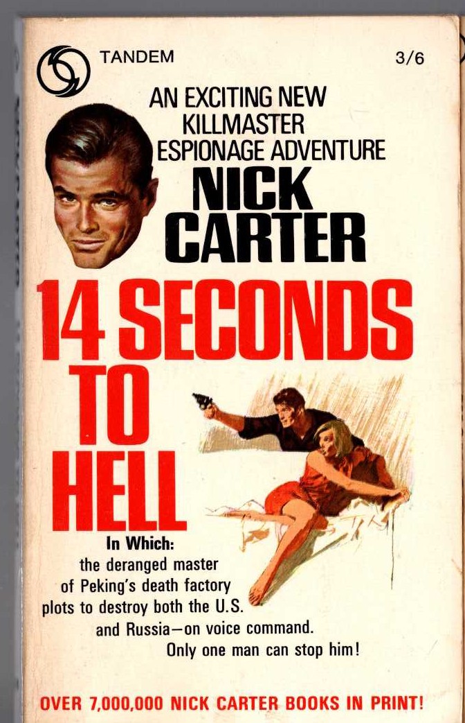 Nick Carter  14 SECONDS TO HELL front book cover image