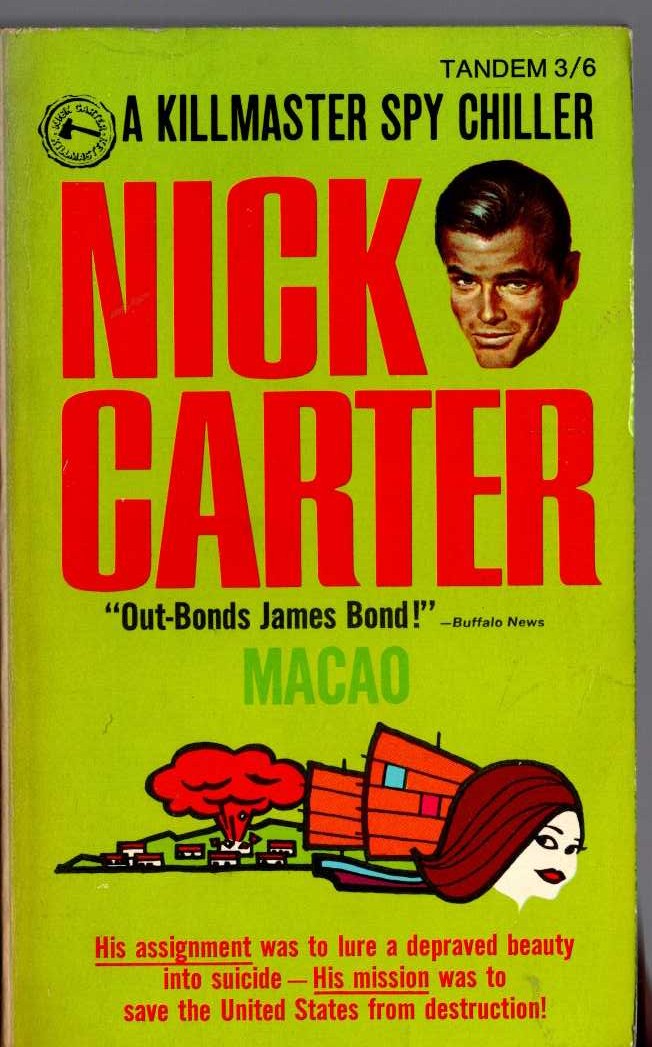 Nick Carter  MACAO front book cover image