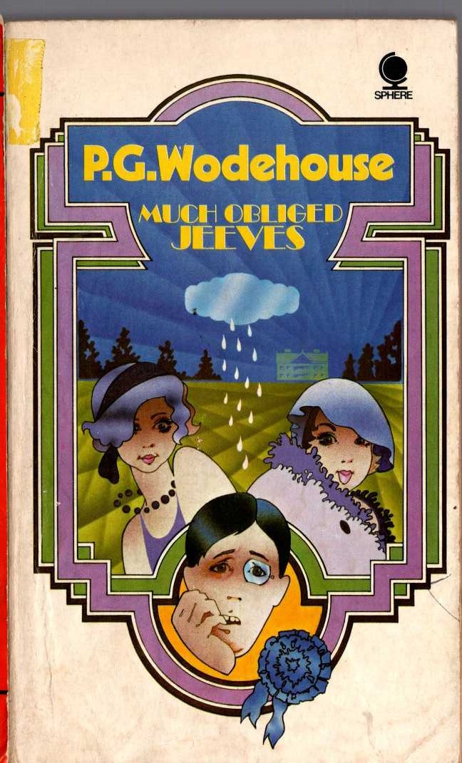 P.G. Wodehouse  MUCH OBLIGED, JEEEVES front book cover image