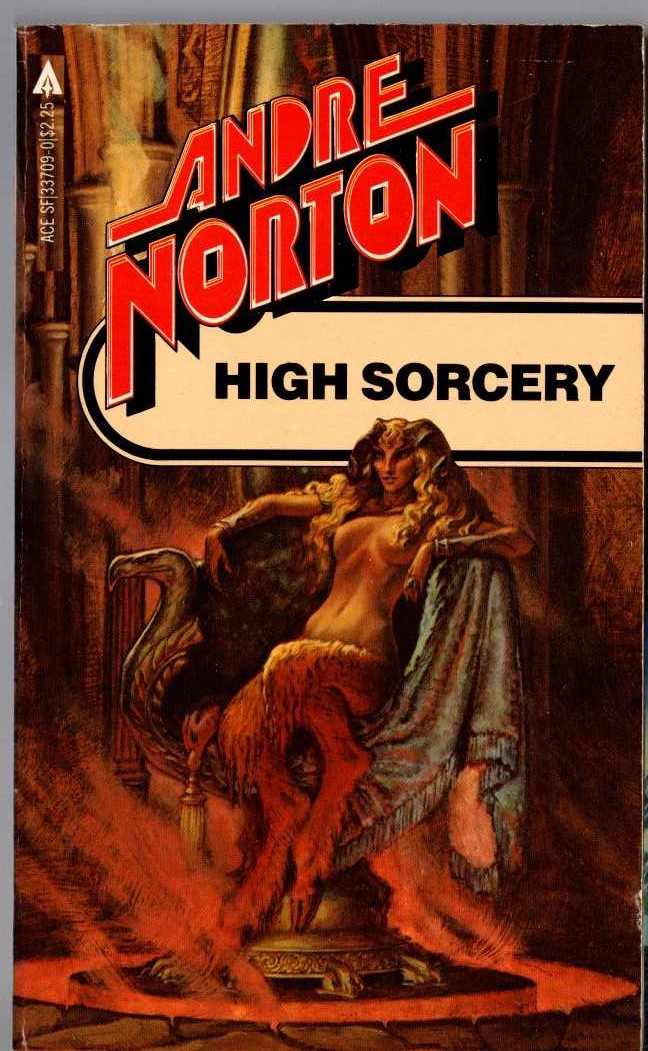 Andre Norton  HIGH SORCERY front book cover image