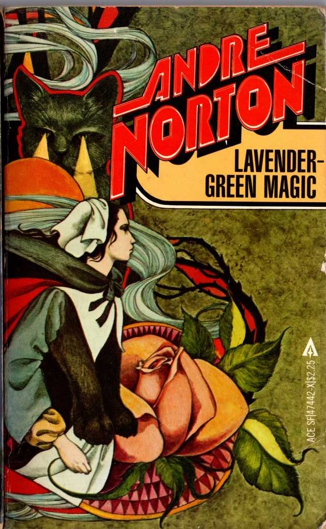 Andre Norton  LAVENDER-GREEN MAGIC front book cover image