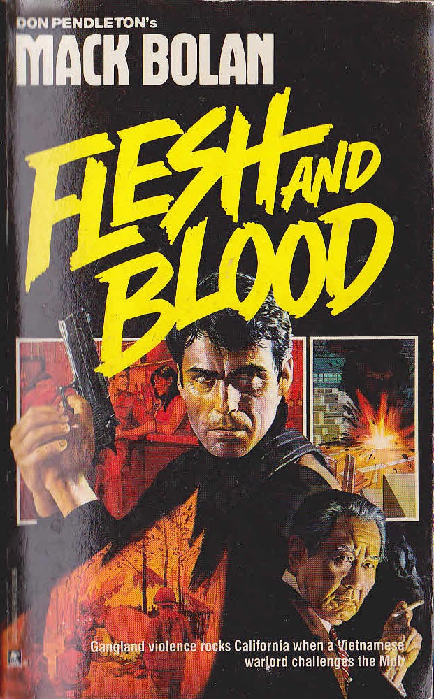Don Pendleton  MACK BOLAN: FLESH AND BLOOD front book cover image