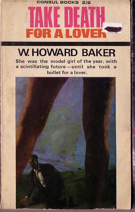 W.Howard Baker  TAKE DEATH FOR A LOVER front book cover image