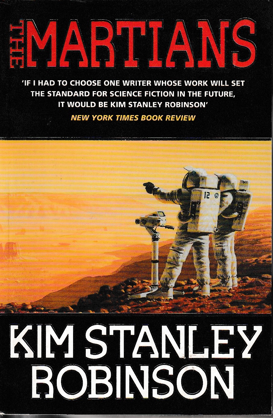 Kim Stanley Robinson  THE MARTIANS front book cover image
