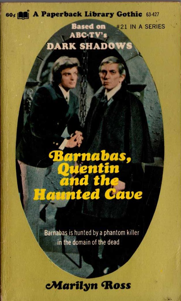 Marilyn Ross  BARNABAS, QUENTIN AND THE HIDDEN CAVE front book cover image