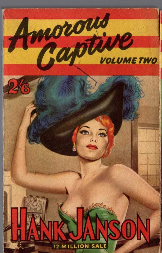 Hank Janson  AMOROUS CAPTIVE Volume Two [2] front book cover image