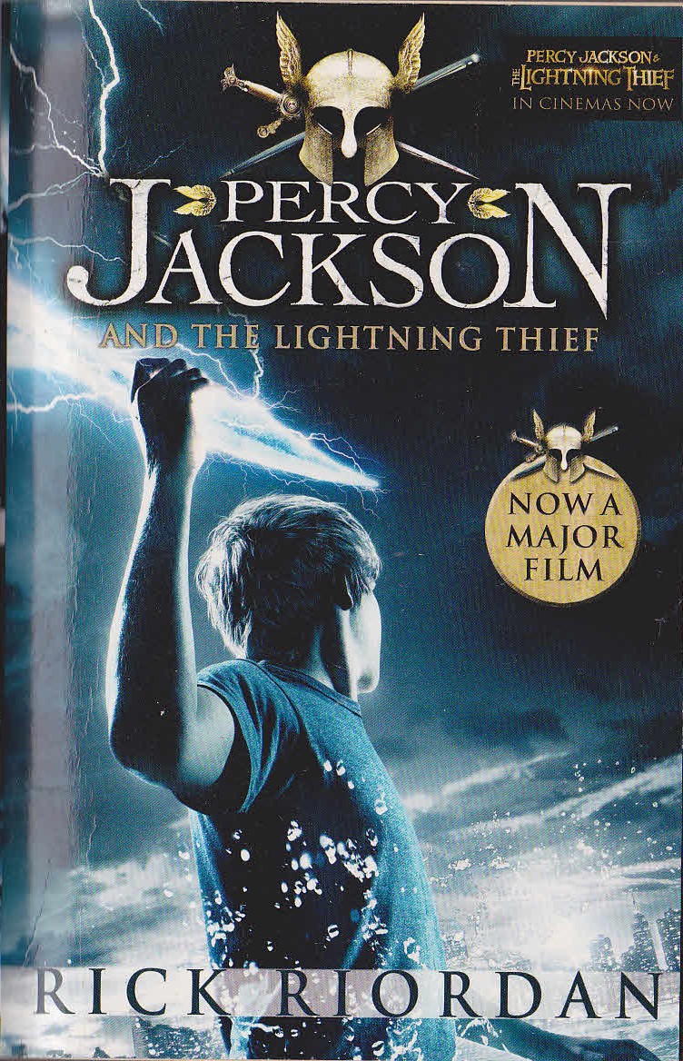 Rick Riordan  PERCY JACKSON AND THE LIGHTNING THIEF front book cover image