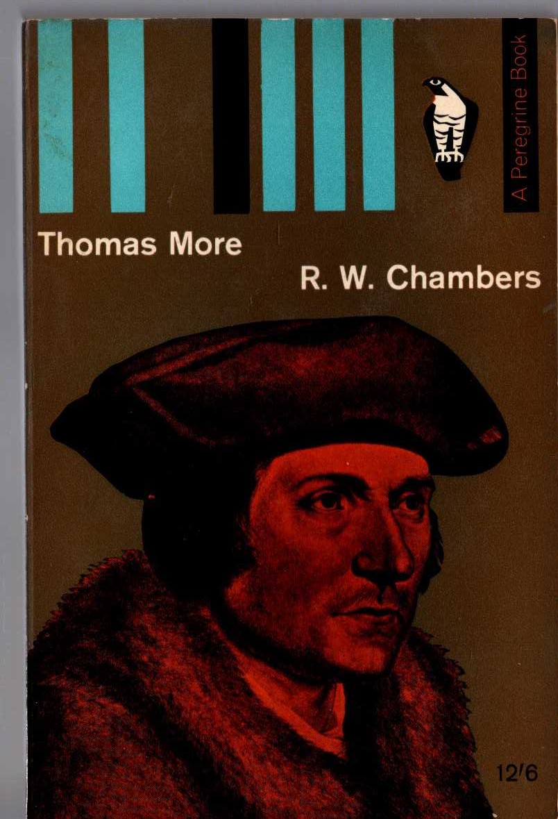 R.W. Chambers  THOMAS MORE front book cover image