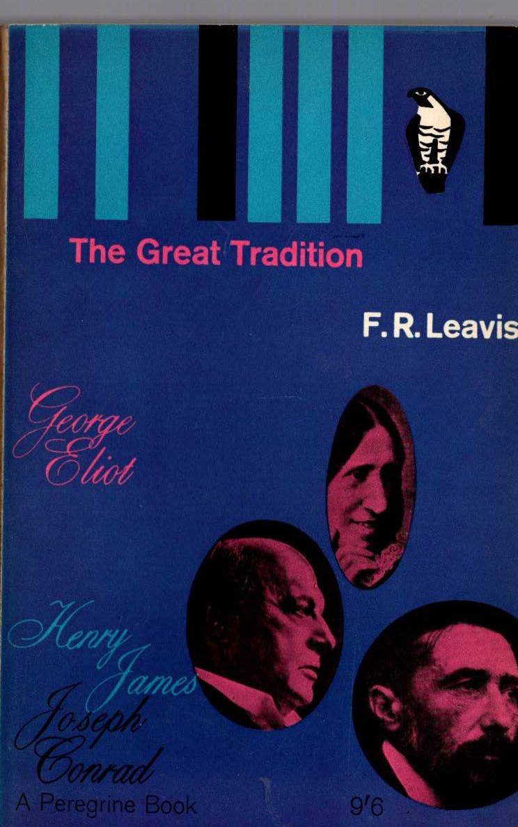 F.R. Leavis  THE GREAT TRADITION front book cover image