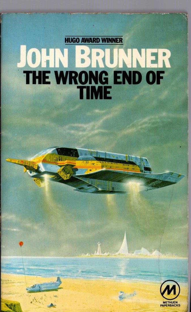 John Brunner  THE WRONG END OF TIME front book cover image