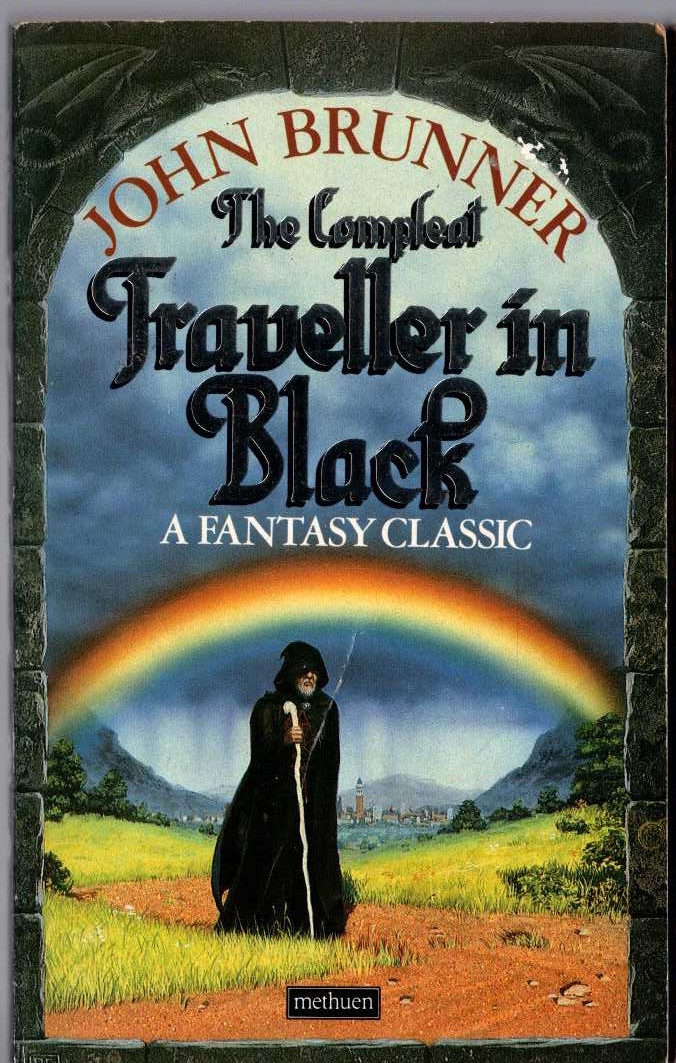John Brunner  THE COMPLEAT TRAVELLER IN BLACK front book cover image