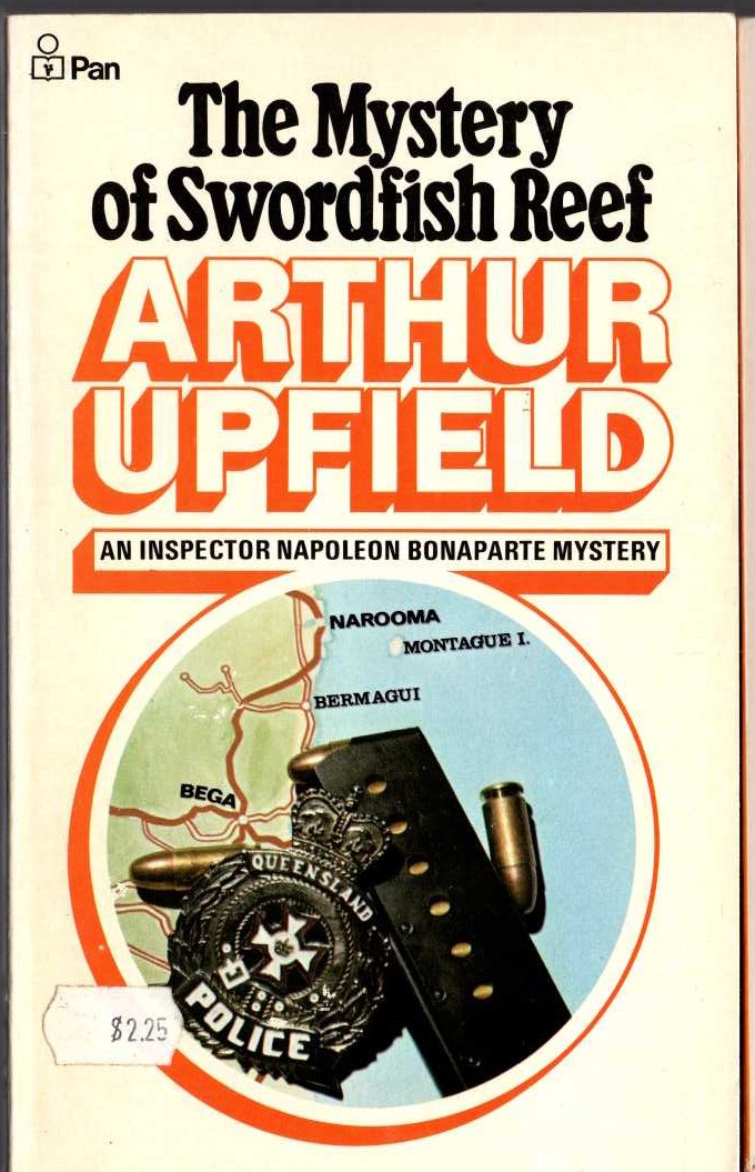 Arthur Upfield  THE MYSTERY OF SWORDFISH REEF front book cover image