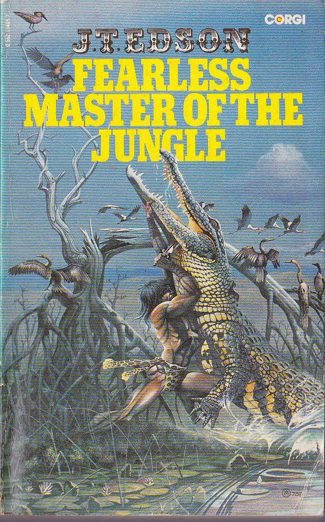 J.T. Edson  FEARLESS MASTER OF THE JUNGLE front book cover image