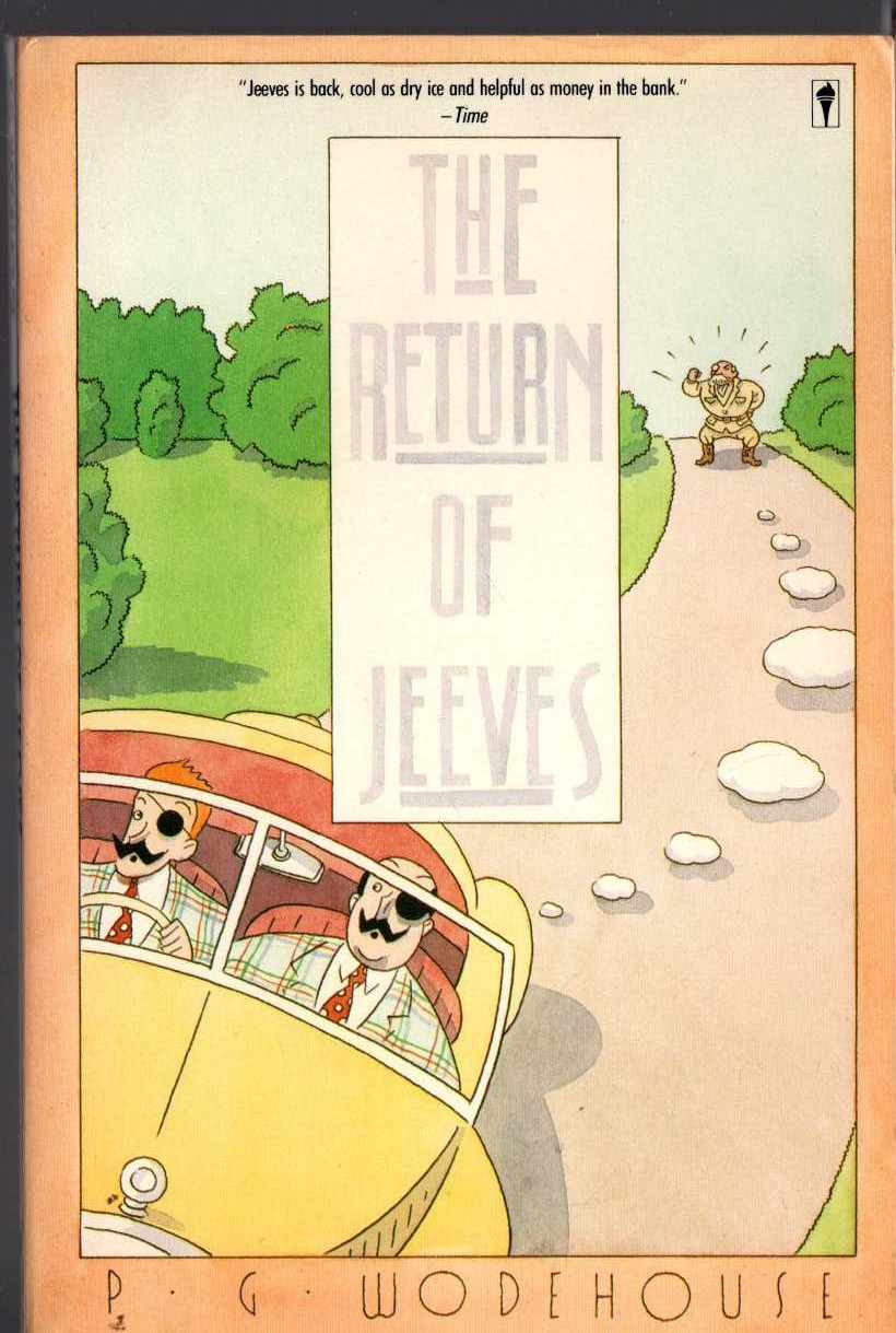 P.G. Wodehouse  THE RETURN OF JEEVES front book cover image