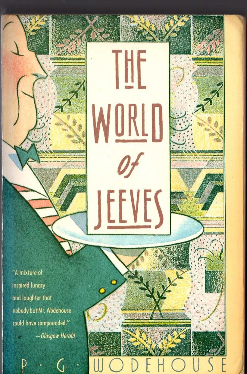 P.G. Wodehouse  THE WORLD OF JEEVES front book cover image