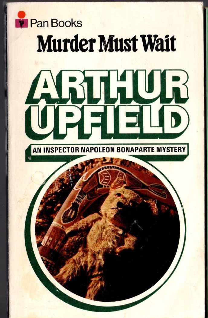 Arthur Upfield  MURDER MUST WAIT front book cover image