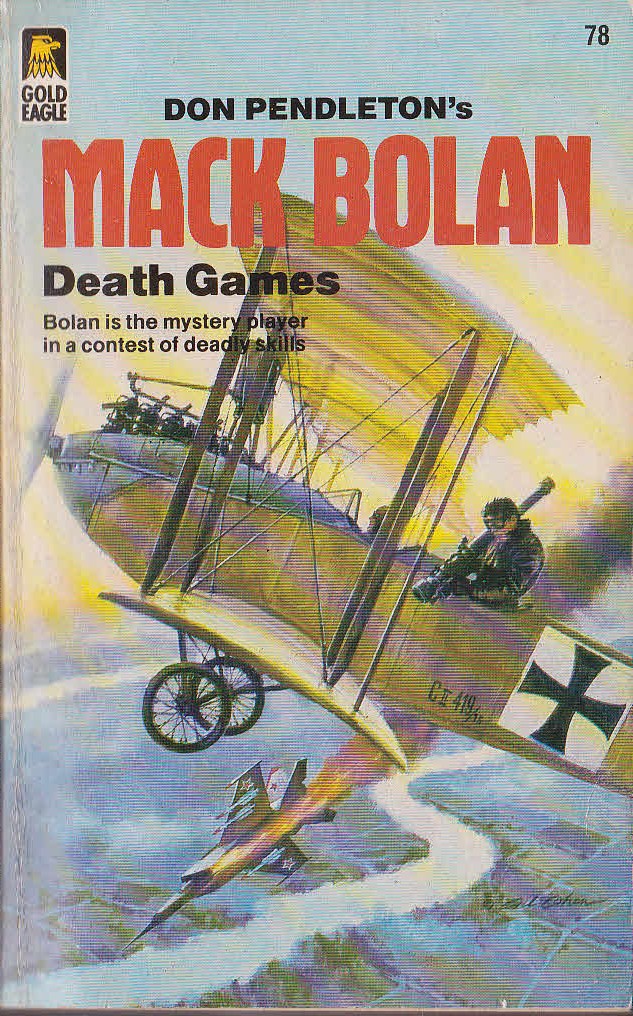Don Pendleton  MACK BOLAN: DEATH GAMES front book cover image