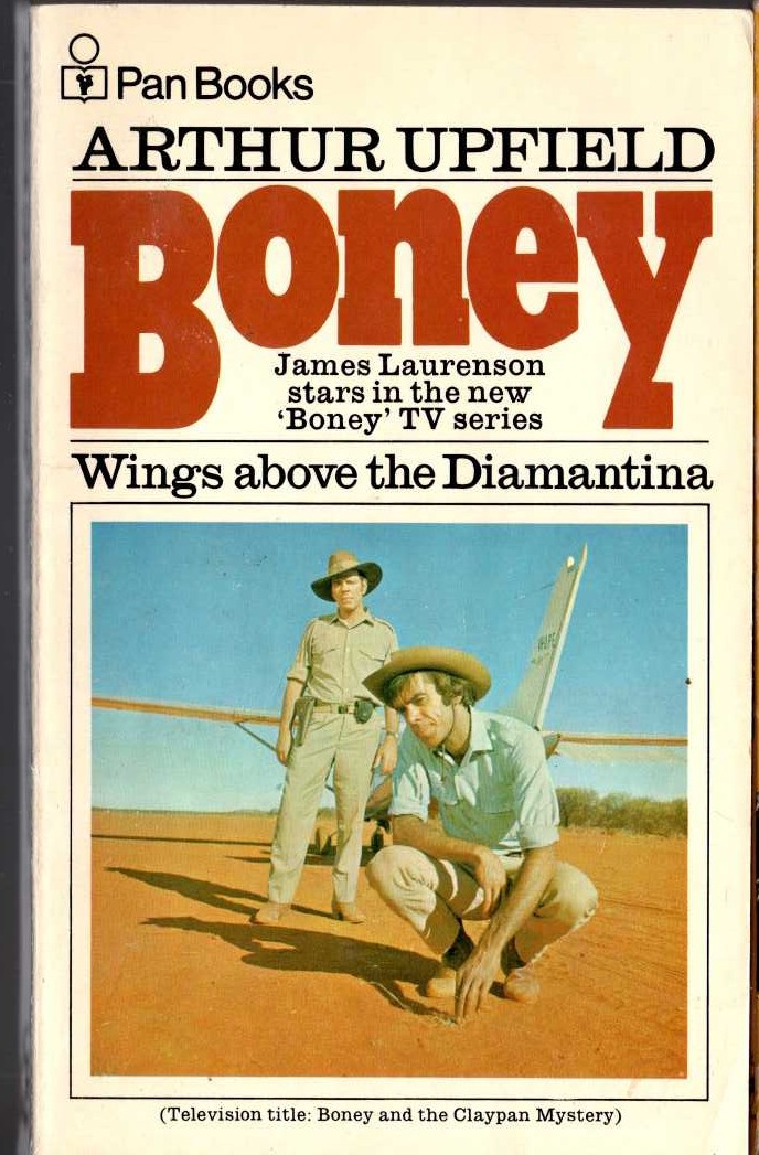 Arthur Upfield  WINGS ABOVE THE DIAMANTINA (TV tie-in) front book cover image