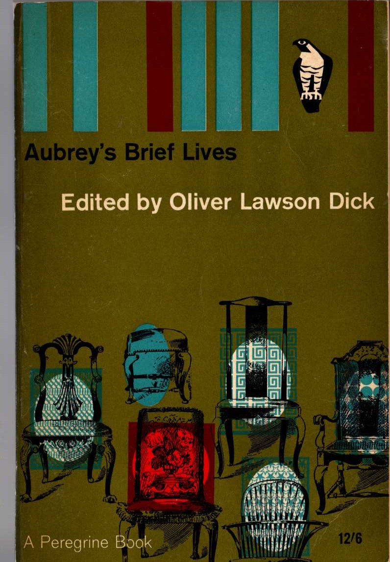 Oliver Lawson Dick (edits) AUBREY'S BRIEF LIVES front book cover image