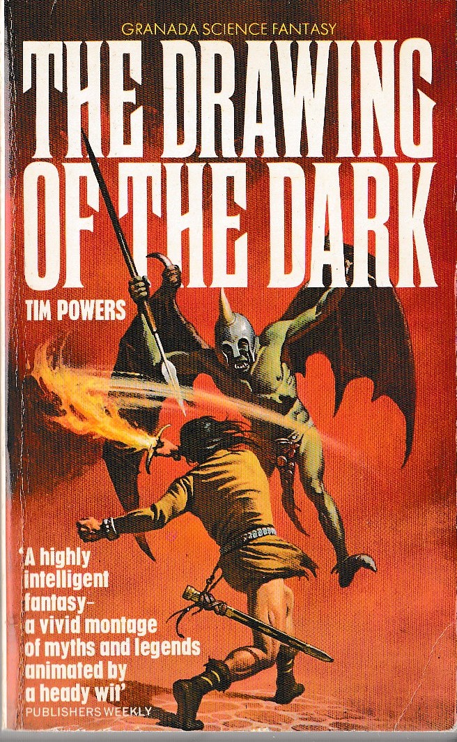 Tim Powers  THE DRAWING OF THE DARK front book cover image