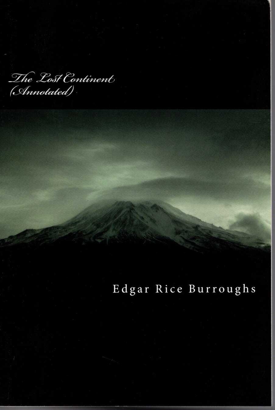 Edgar Rice Burroughs  THE LOST CONTINENT front book cover image