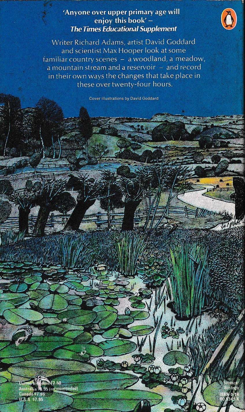 NATURE DAY AND NIGHT magnified rear book cover image