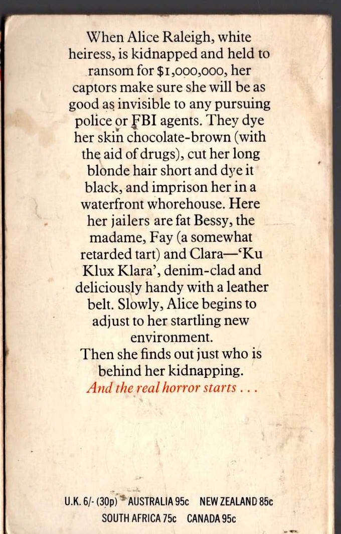BLACK ALICE magnified rear book cover image