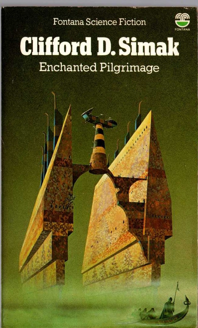 Clifford D. Simak  ENCHANTED PILGRIMAGE front book cover image