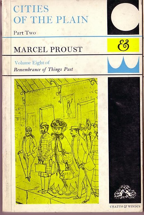 Marcel Proust  CITIES OF THE PLAIN. Part Two front book cover image