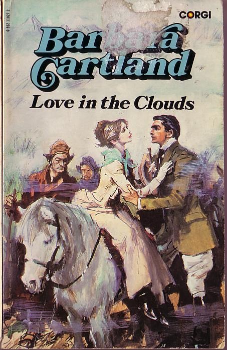 Barbara Cartland  LOVE IN THE CLOUDS front book cover image