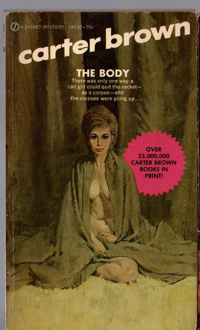 Carter Brown  THE BODY front book cover image