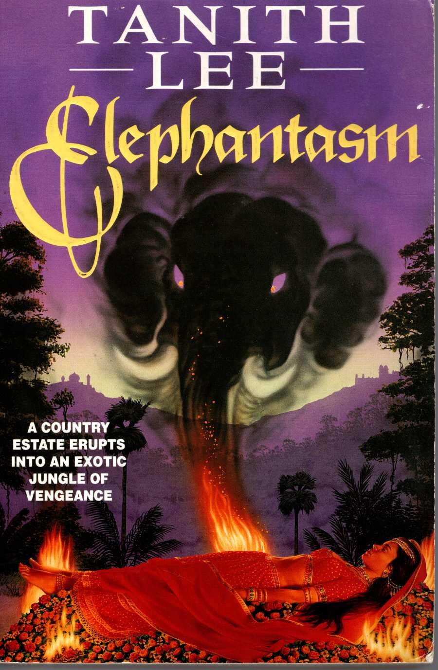 Tanith Lee  ELEPHANTASM front book cover image