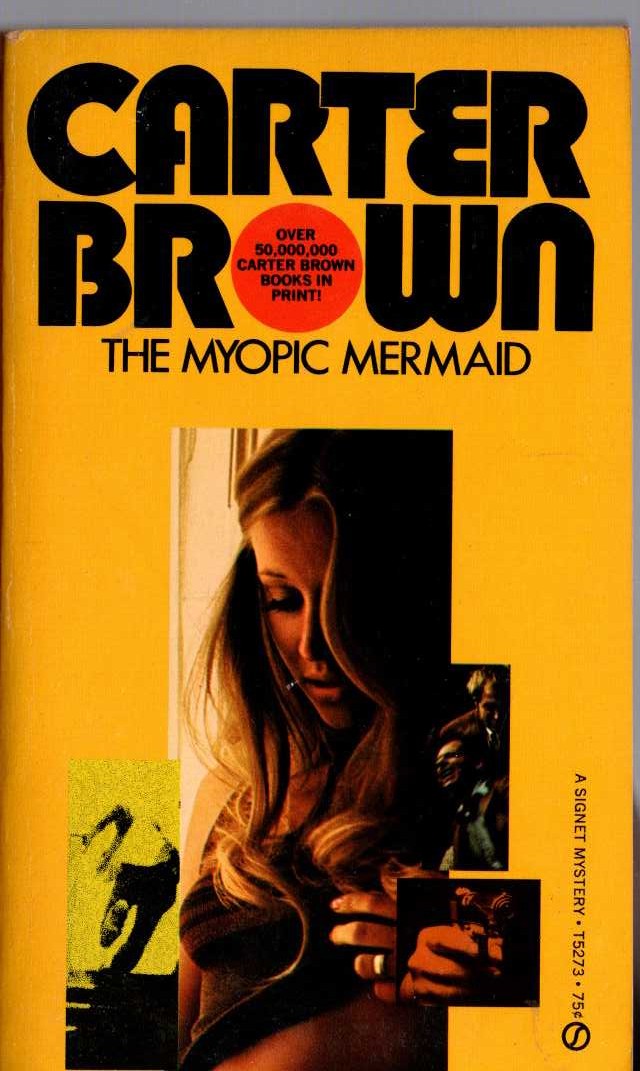 Carter Brown  THE MYOPIC MERMAID front book cover image