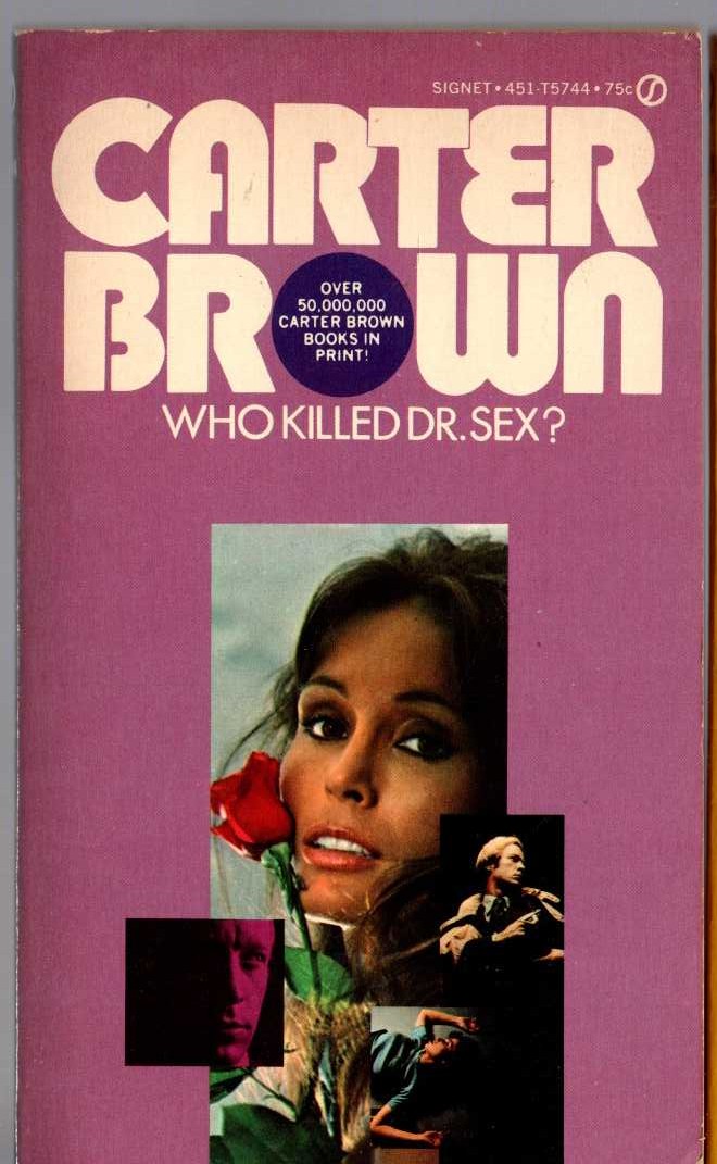 Carter Brown  WHO KILLED DR. SEX? front book cover image