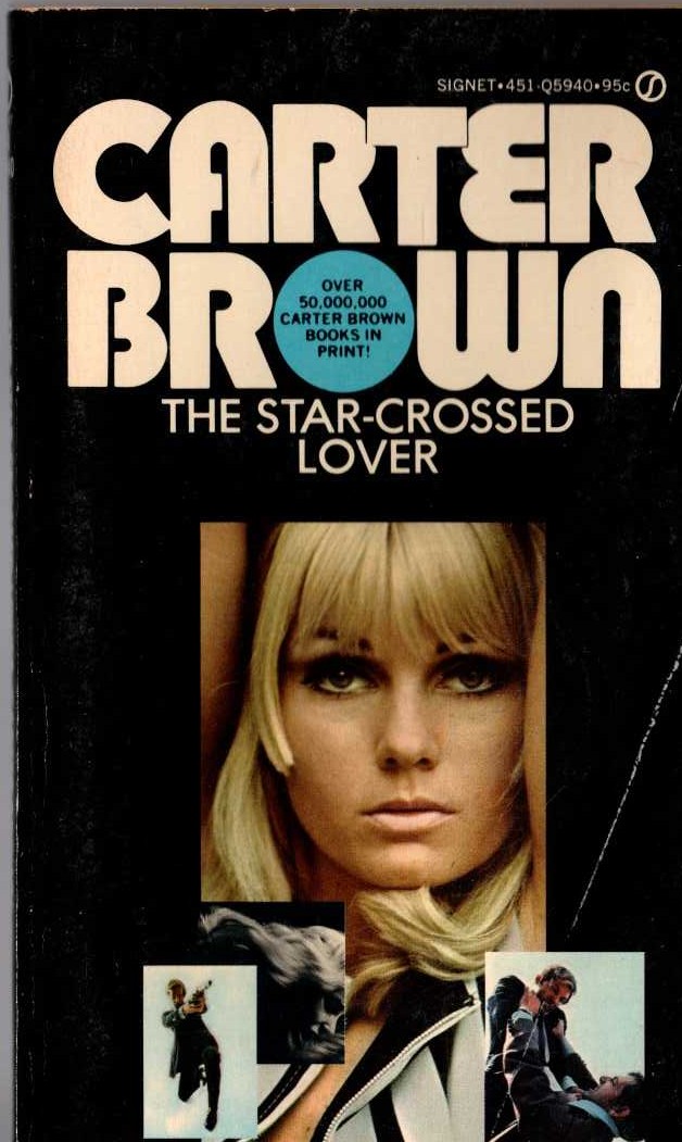 Carter Brown  THE STAR-CROSSED LOVER front book cover image