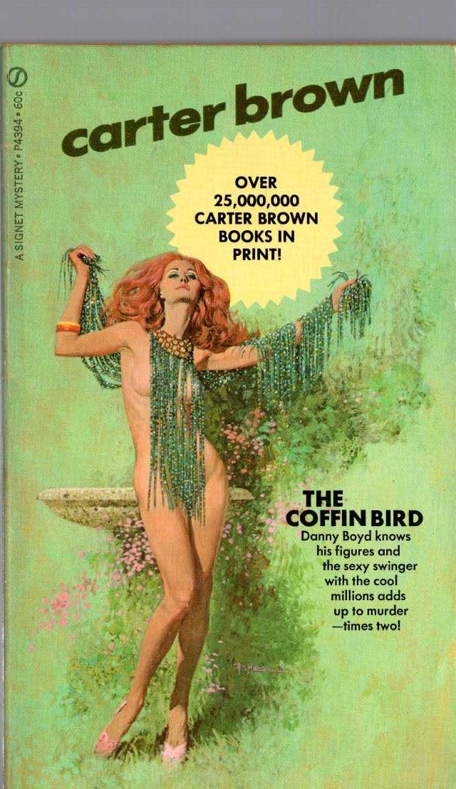 Carter Brown  THE COFFIN BIRD front book cover image
