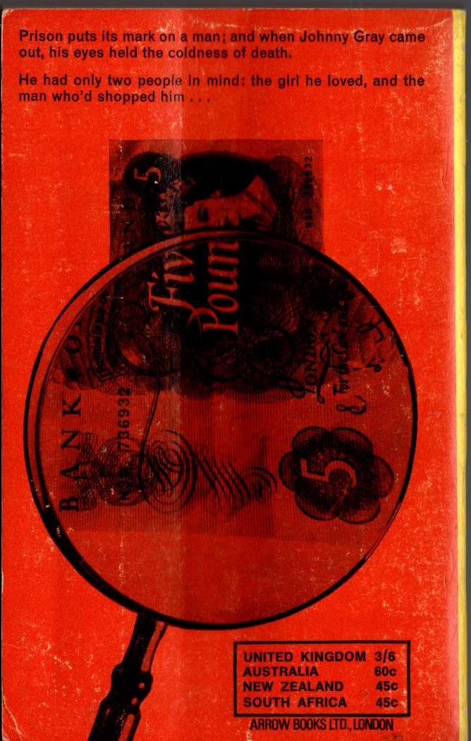 Edgar Wallace  ROOM 13 magnified rear book cover image