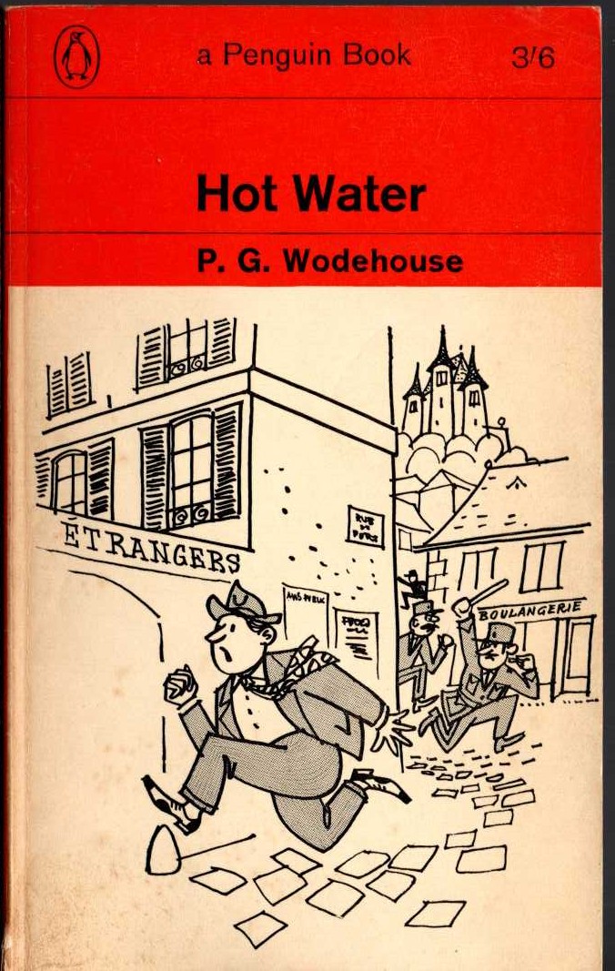 P.G. Wodehouse  HOT WATER front book cover image