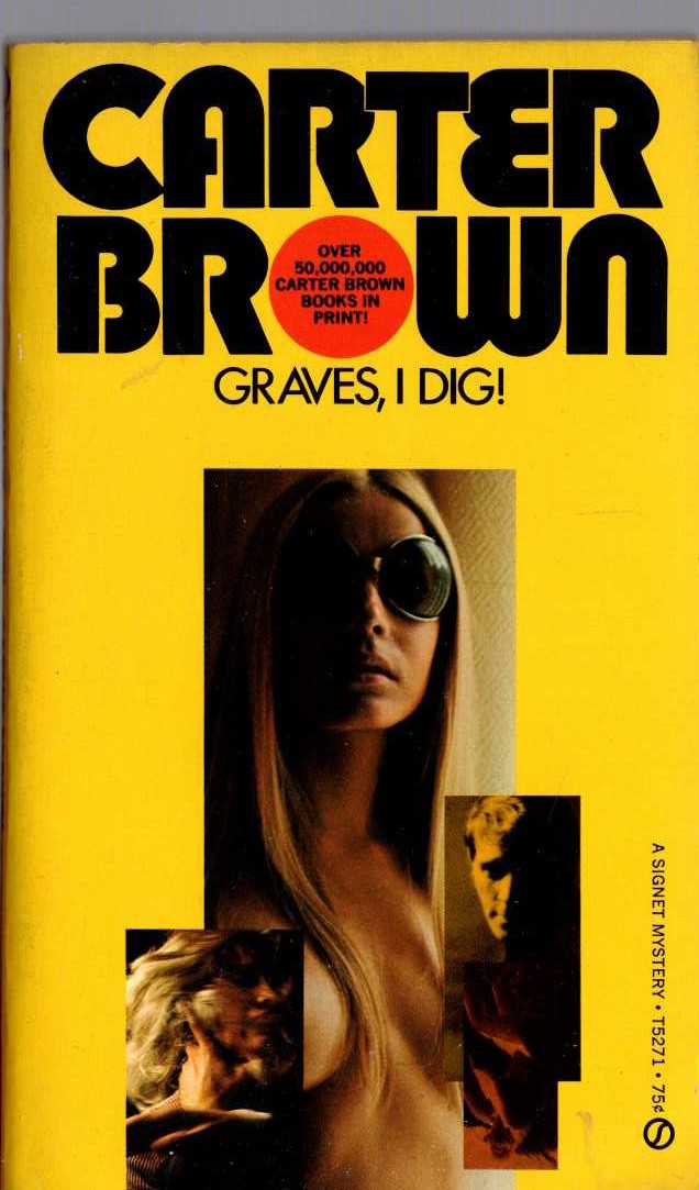 Carter Brown  GRAVES, I DIG! front book cover image