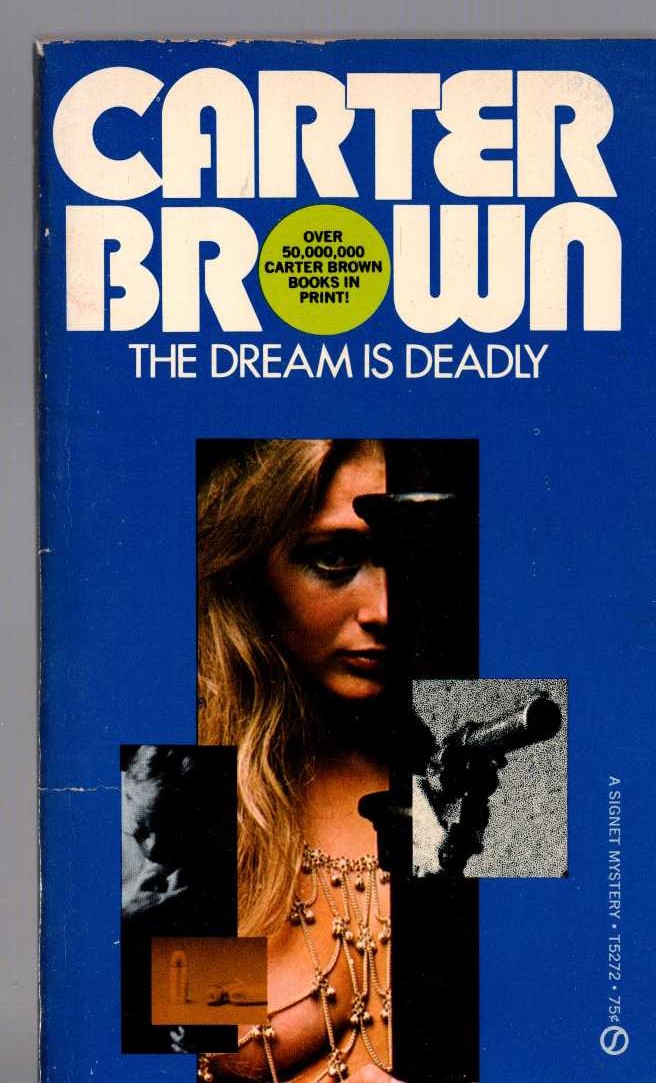 Carter Brown  THE DREAM IS DEADLY front book cover image