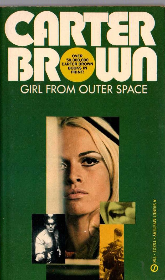 Carter Brown  GIRL FROM OUTER SPACE front book cover image