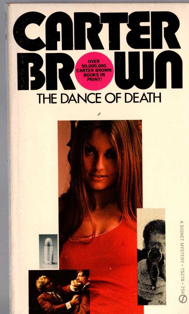 Carter Brown  THE DANCE OF DEATH front book cover image