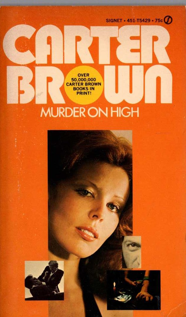 Carter Brown  MURDER ON HIGH front book cover image