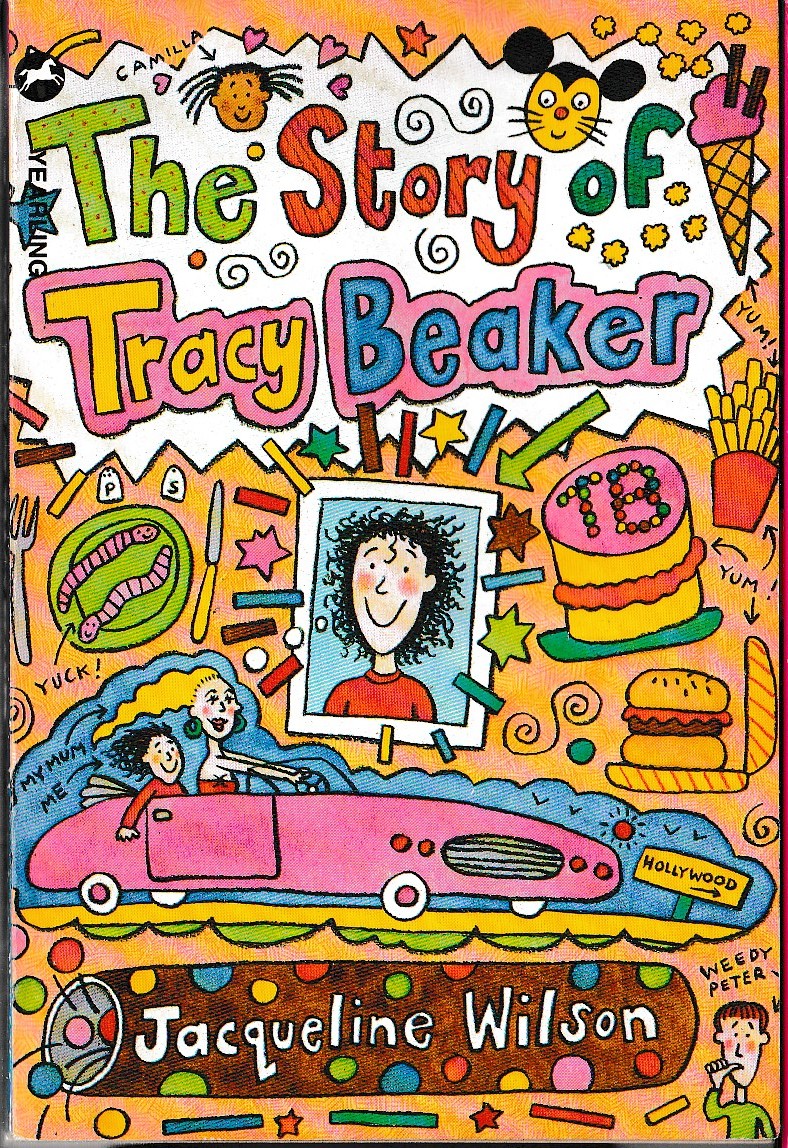 Jacqueline Wilson  THE STORY OF TRACY BEAKER front book cover image
