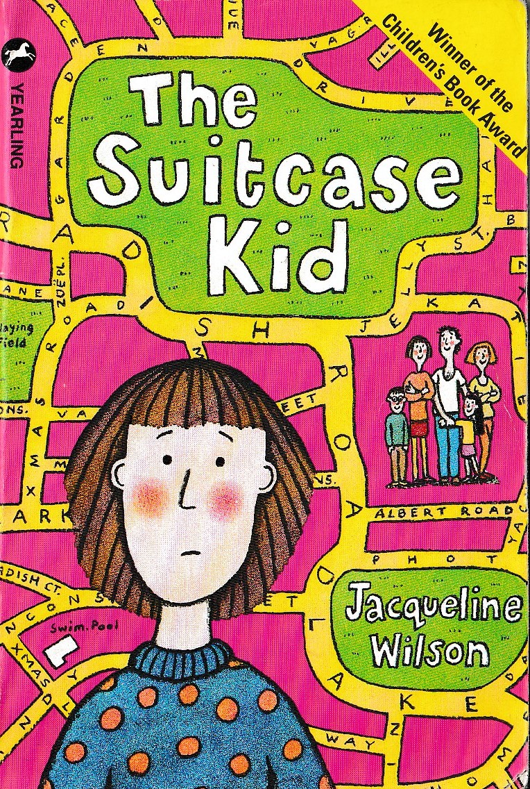 Jacqueline Wilson  THE SUITCASE KID front book cover image