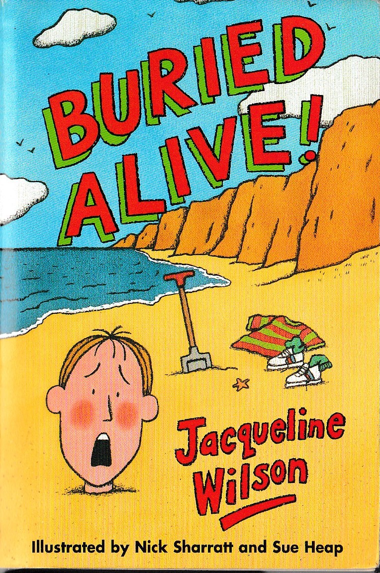 Jacqueline Wilson  BURIED ALIVE! front book cover image