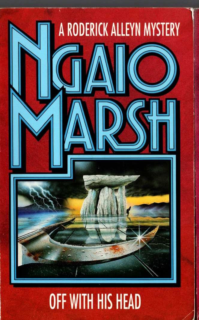 Ngaio Marsh  OFF WITH HIS HEAD front book cover image