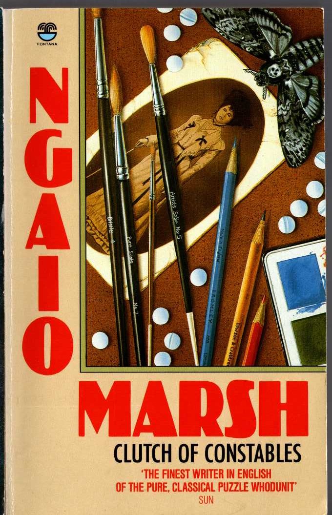 Ngaio Marsh  CLUTCH OF CONSTABLES front book cover image