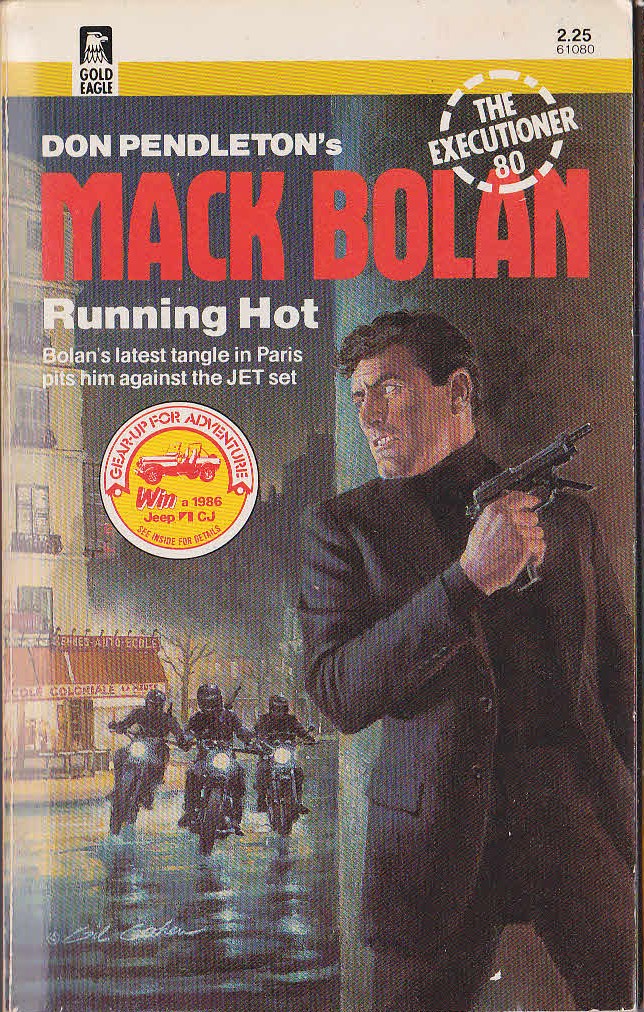 Don Pendleton  MACK BOLAN: RUNNING HOT front book cover image