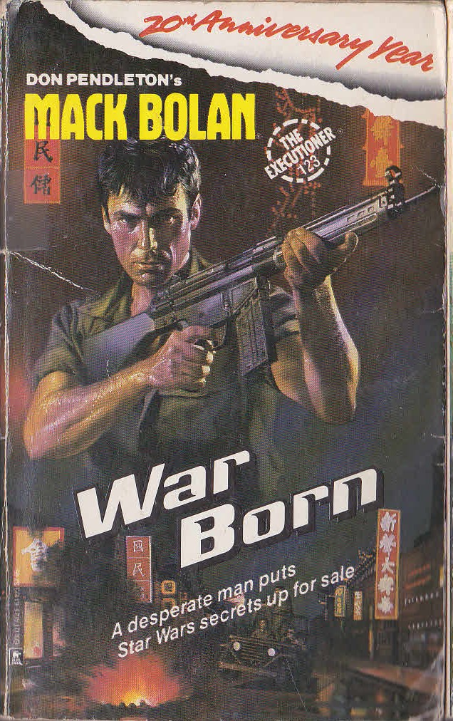 Don Pendleton  MACK BOLAN: WAR BORN front book cover image
